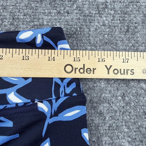 Golftini Skort Womens Small Blue Floral Move It Long Ruffle Golf UPF 30 Athletic - Picture 6 of 6